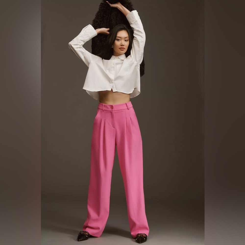 Anthropologie Essentiel Antwerp Employee Wide-Leg Pants